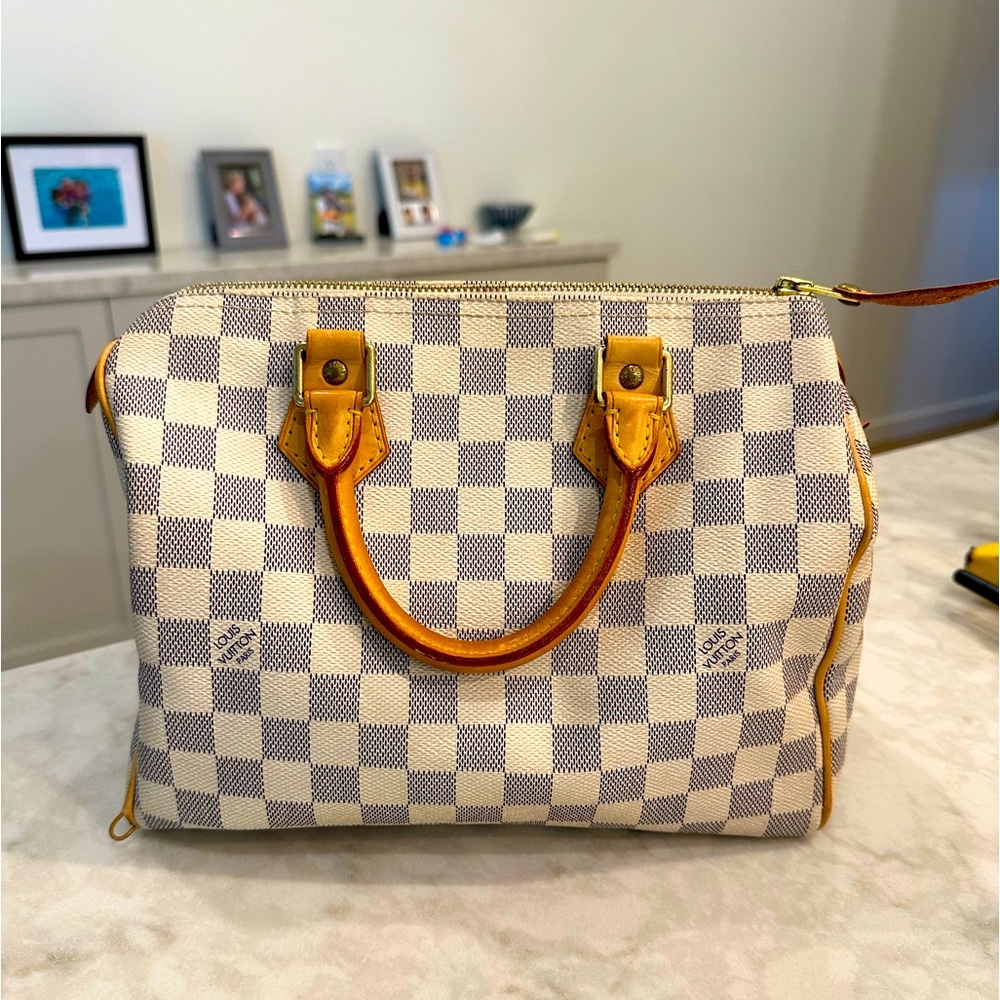Louis Vuitton Damier Azur speedy handbag